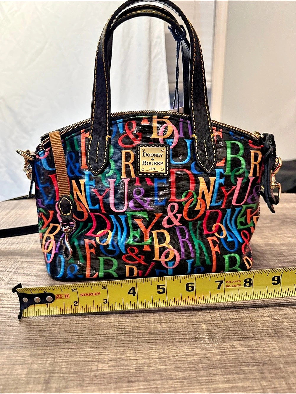 Dooney & Bourke DB75 Multi Ruby Satchel Multicolor